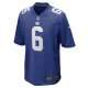 Men's New York Giants Jamie Gillan Nike Royal Game Player Jersey