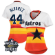 Women's Houston Astros Yordan Alvarez #44 2022 World Series White Home Cooperstown Collection Jersey