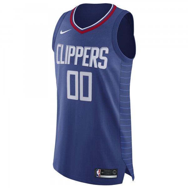 Men's LA Clippers Nike Blue 2020/21 Custom Jersey - Icon Edition