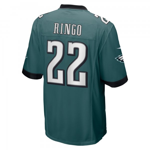 Men's Philadelphia Eagles Kelee Ringo Nike Midnight Green Team Game Jersey