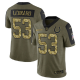 Indianapolis Colts Darius Leonard Olive 2021 Salute To Service Limited Men's NFL Jersey