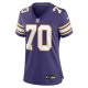 Women's Minnesota Vikings Jim Marshall Nike Purple Classic Retired Player Jersey