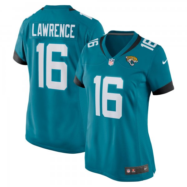 Women's Jacksonville Jaguars Trevor Lawrence Nike Teal Game Jersey