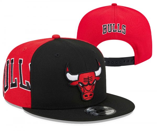 Chicago Bulls Black And Red Cap