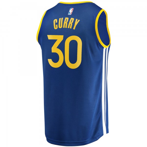 Youth Golden State Warriors Stephen Curry Fanatics Royal 2022/23 Fast Break Replica Player Jersey - Icon Edition