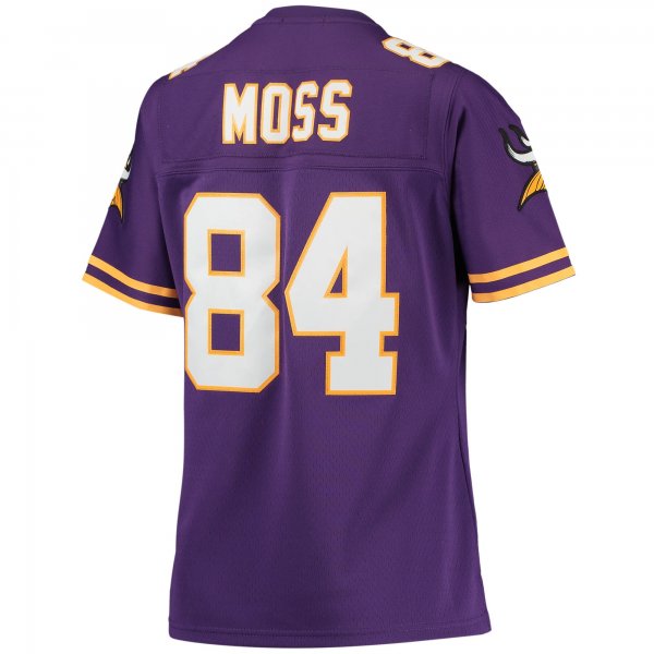 Women's Minnesota Vikings Randy Moss Mitchell & Ness Purple Legacy Replica Team Jersey