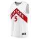 Men's Toronto Raptors Immanuel Quickley Fanatics White Fast Break Player Jersey - Association Edition