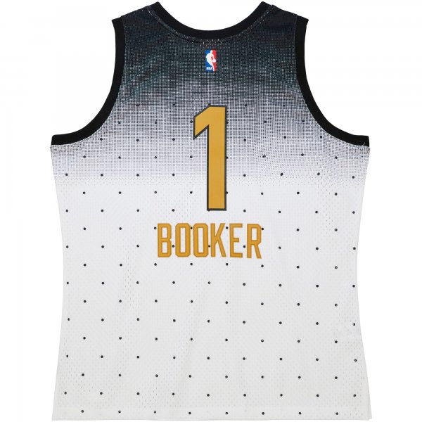 Men's 2016 NBA Rising Stars Challenge Devin Booker Mitchell & Ness White Hardwood Classics Swingman Jersey