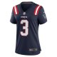 Women's New England Patriots Jabrill Peppers Nike Navy Game Jersey