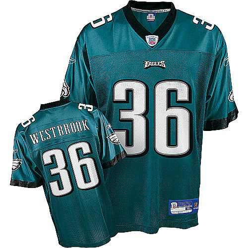 Philadelphia Eagles #36 Brian Westbrook Green Team Color Premier EQT NFL Jersey