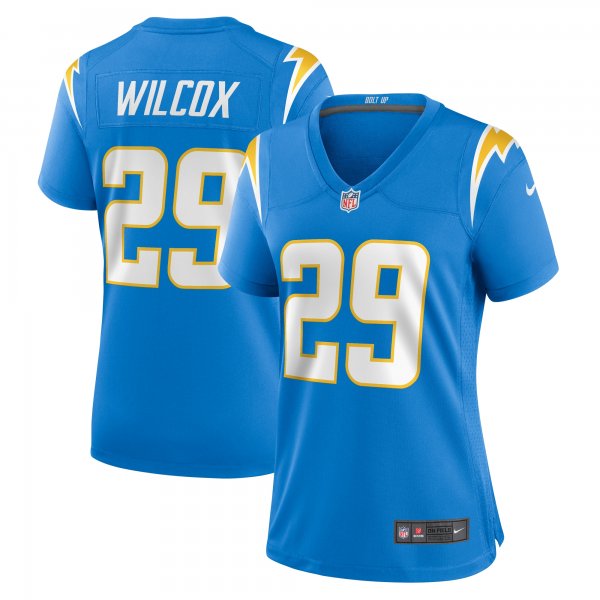 Women's Los Angeles Chargers Chris Wilcox Nike  Powder Blue Team Game Jersey