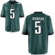 Youth Nike Philadelphia Eagles #5 Donovan Mcnabb Game Green Team Color Home NFL Jersey