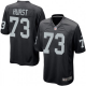 Men's Nike Las Vegas Raiders #73 Maurice Hurst Game Team Color Black NFL Jersey