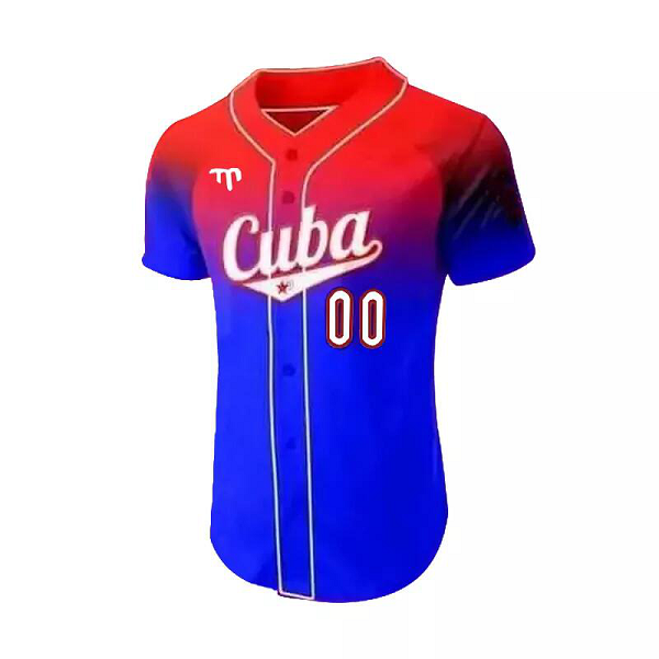 Men's Baseball Cuba 2023 World Baseball Classic Home Custom Jersey