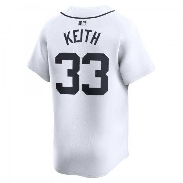 Men's Detroit Tigers Colt Keith Nike White Home Limited Player Jersey