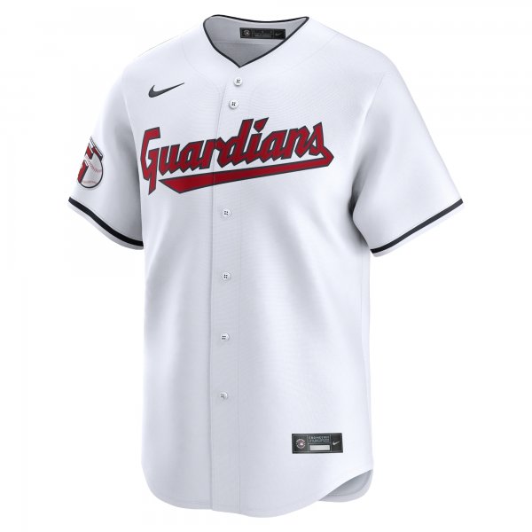 Men's Cleveland Guardians Brayan Rocchio Nike White Home Limited Player Jersey