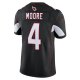 Men's Arizona Cardinals Rondale Moore Nike Black Alternate Vapor Limited Jersey