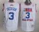 Mitchell And Ness Men's Philadelphia 76ers #3 Allen Iverson White 2003 All Star Stitched NBA Jersey