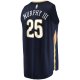 Men's New Orleans Pelicans Trey Murphy III Fanatics Navy Fast Break Replica Jersey - Icon Edition