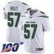 New York Jets #57 C.J. Mosley White Men's Stitched NFL 100th Season Vapor Limited Jersey