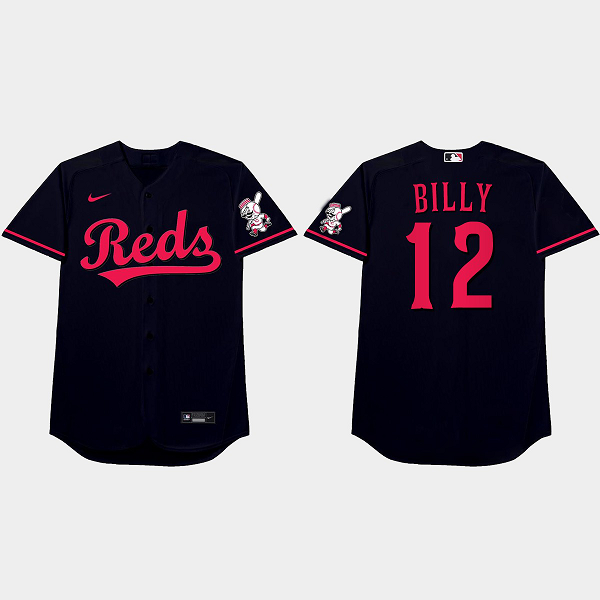 Tyler Naquin 2021 Players Weekend Billy Nickname Black Men's Jersey