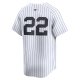 Youth New York Yankees Juan Soto Nike White Home Limited Player Jersey