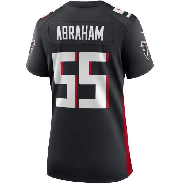 Women's Atlanta Falcons John Abraham Nike Black Game Retired Player Jersey