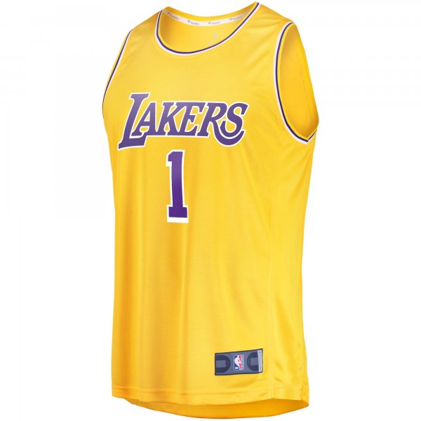 Men's Los Angeles Lakers D'Angelo Russell Fanatics Gold Fast Break Player Jersey - Icon Edition