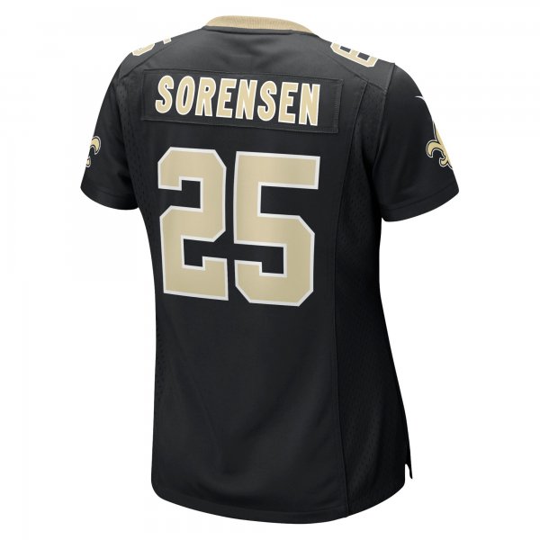 Men's New Orleans Saints Daniel Sorensen Nike Black Player Game Jersey