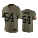 San Francisco 49ers Fred Warner #54 Olive 2022 Salute To Service Limited Jersey