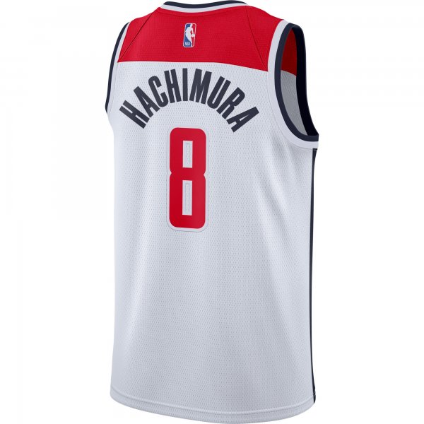 Men's Washington Wizards Rui Hachimura Nike White 2020/21 Swingman Jersey - Association Edition