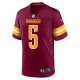 Men's Washington Commanders Jayden Daniels Nike Burgundy 2024 NFL Draft First Round Pick Player Game Jersey