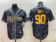 Men's Pittsburgh Steelers #90 T. J. Watt Camouflage Stitched Baseball Cool Base Jersey