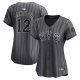 Women's New York Mets Francisco Lindor Nike Graphite 2024 City Connect Limited Player Jersey