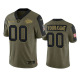 Kansas City Chiefs Custom Olive 2021 Salute To Service Men's Limited NFL Jersey