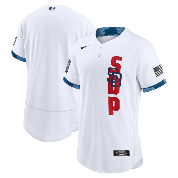 Men's San Diego Padres Nike White 2021 MLB All-Star Game Jersey