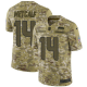 Men's Nike Seattle Seahawks #14 DK Metcalf Camo 2018 Salute to Service Limited NFL Jersey