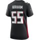 Women's Atlanta Falcons John Abraham Nike Black Game Retired Player Jersey