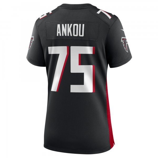 Women's Atlanta Falcons Eli Ankou Nike  Black  Game Jersey