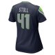 Women's Seattle Seahawks Chris Stoll Nike College Navy  Game Jersey