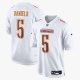 Men's Washington Commanders #5 Jayden Daniels Nike Tundra White Fashion Jersey