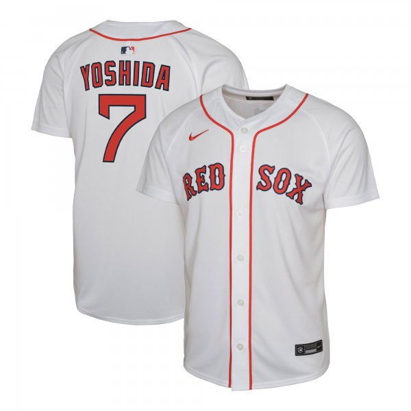 Youth Boston Red Sox Masataka Yoshida Nike White Home Replica Player Jersey