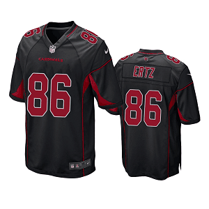 Men's Arizona Cardinals #86 Zach Ertz Black 2nd Alternate Game Jersey