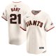 Men's San Francisco Giants Joey Bart Nike Cream Home Limited Player Jersey