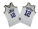 Men's Utah Jazz #12 John Stockton 1991-92 White Mitchell and Ness Stitched NBA Jersey