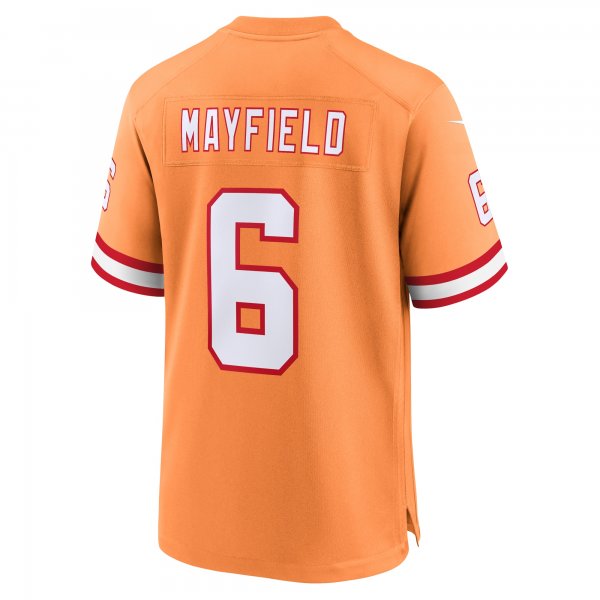 Men's Tampa Bay Buccaneers Baker Mayfield Nike Orange Throwback Game Jersey