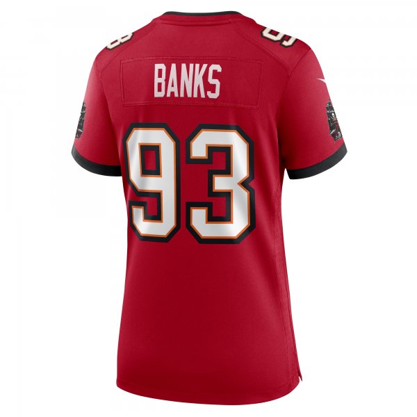 Women's Tampa Bay Buccaneers Eric Banks Nike  Red  Game Jersey