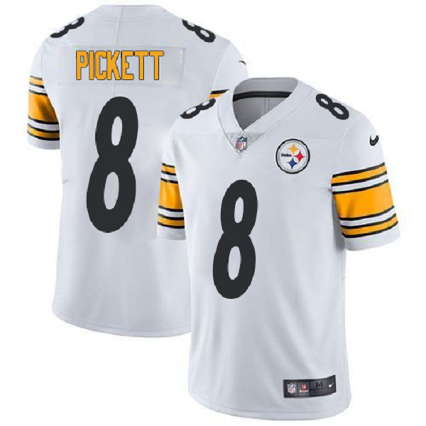 Men's Kenny Pickett Pittsburgh Steelers Nike 2022 NFL Draft First Round Pick Limited Jersey - White