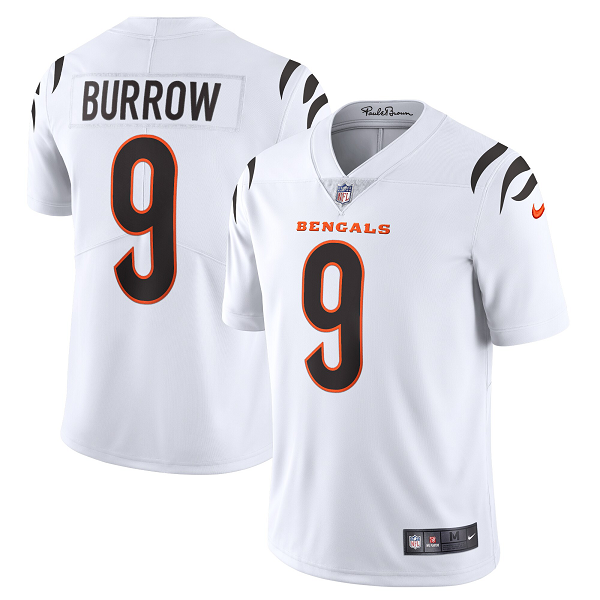 Men's Cincinnati Bengals Joe Burrow Nike White Vapor Limited Jersey