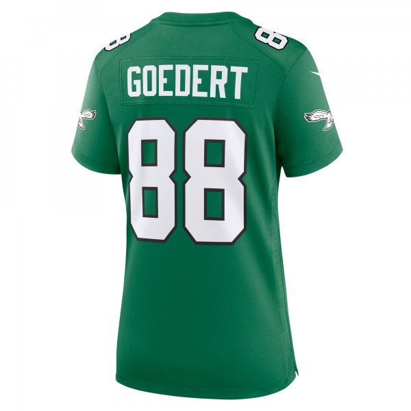 Women's Philadelphia Eagles Dallas Goedert Nike Kelly Green Alternate Game Jersey